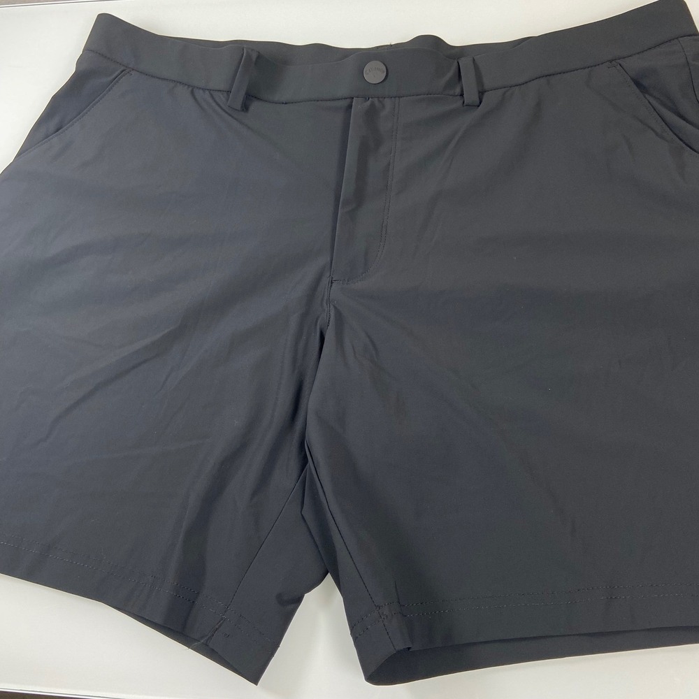 Callaway‎ XL Golf Shorts Mens Black Pull On Comfort Waistband Lightweight NEW